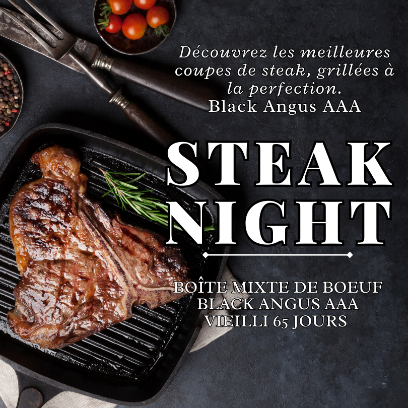 DĂGUSTATION DE BOEUF D'EXEPTION, BLACK ANGUS, WAGYU, VIEILLI 65 JOURS - VitaMenu