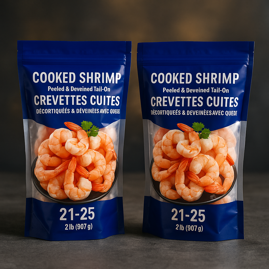 "Crevettes fraîches du Québec – crevettes nordiques, crevettes roses, crevettes sauvages et crevettes congelées livrées à domicile – Vitamenu.ca épicerie en ligne locale"