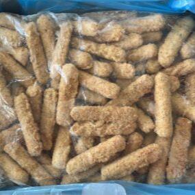 Caisse de Bâtonnet de mozzarella pané (5lbs) - VitaMenu