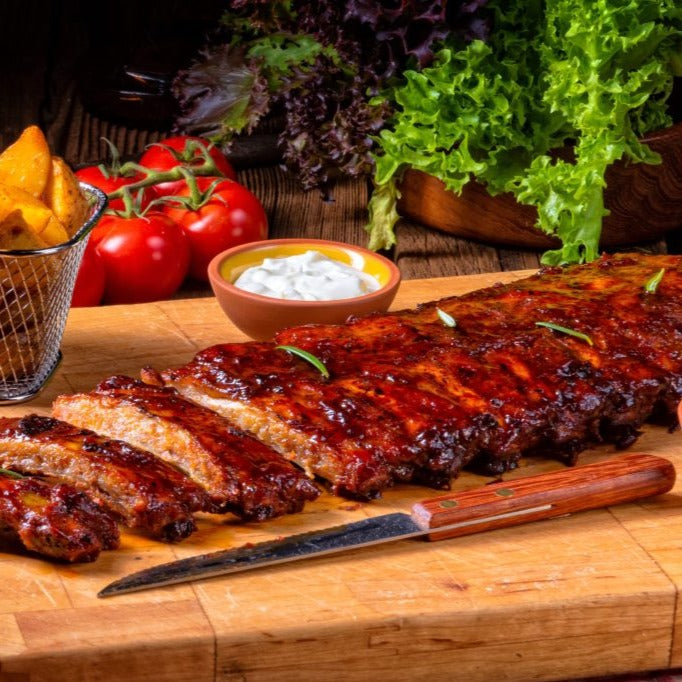 Caisse de 6 morceaux de Côte levée sauce BBQ - VitaMenu