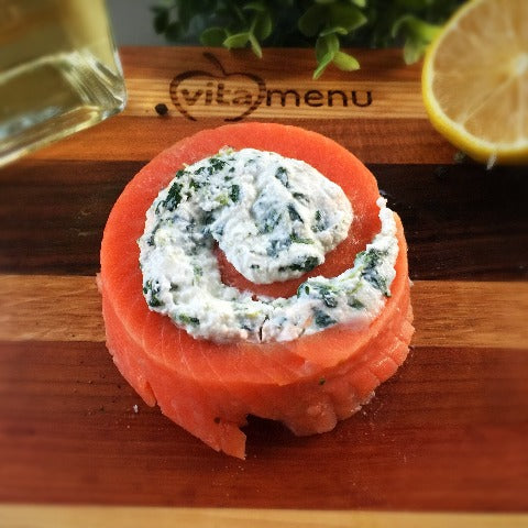 Roulade de saumon / Caisse de 10 roulades de saumon - VitaMenu