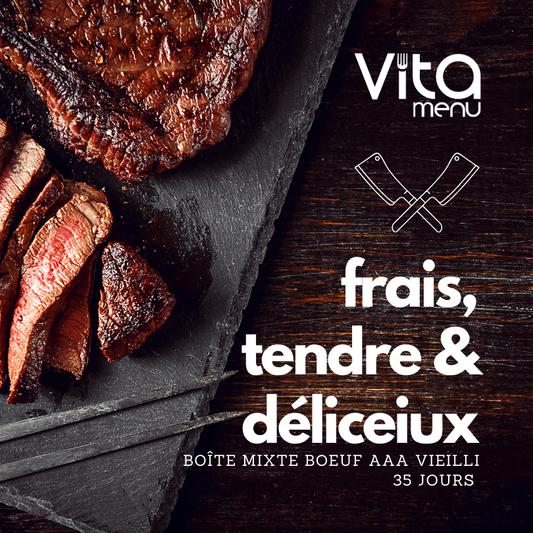 Vitamenu, boucherie en ligne Numéro un au Québec livrée rapidement dans le Grand Montréal.  