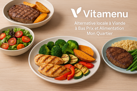 Alimentation de mon Quartier me tiens a coeur cest pour cela que je vous offres des viande a bas prix, Vitamenu boucherie local.