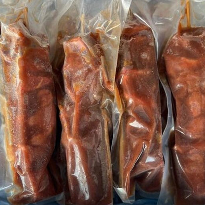 Brochette de bœuf Angus marinée sans légume (12x200gr) - VitaMenu