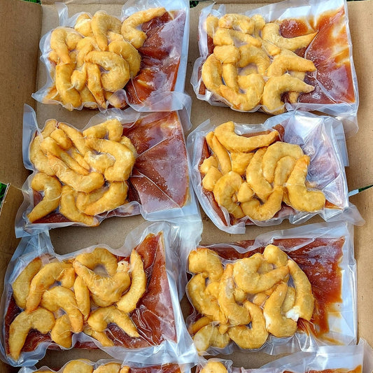 Crevettes général tao avec sauces en vrac (8 sauces) - VitaMenu
