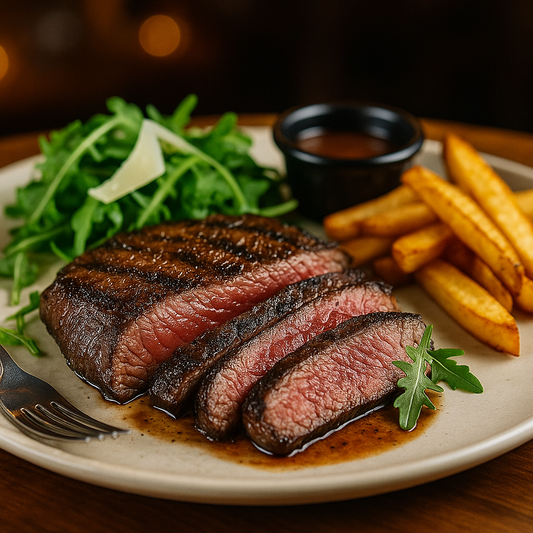 Bavette de bœuf Black Angus AAA nature (2.5kg~10x7oz)