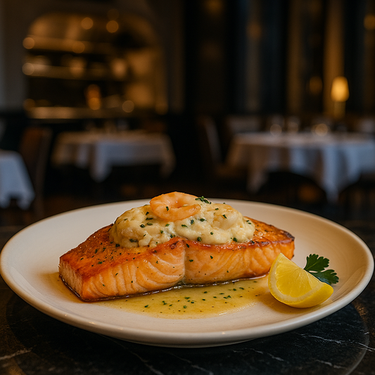 Coquille aux fruits de mer VitaMenu — plat gourmand de poissonnerie maison, offert avec livraison dans les Laurentides et le Grand Montréal.