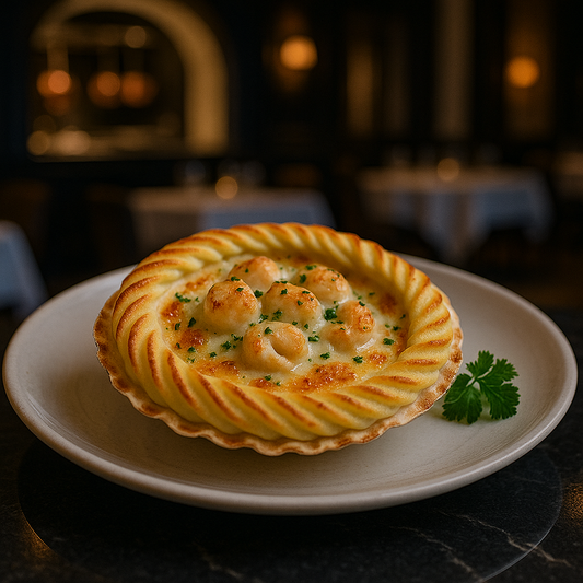 Coquille aux fruits de mer VitaMenu — plat gourmand de poissonnerie maison, offert avec livraison dans les Laurentides et le Grand Montréal.