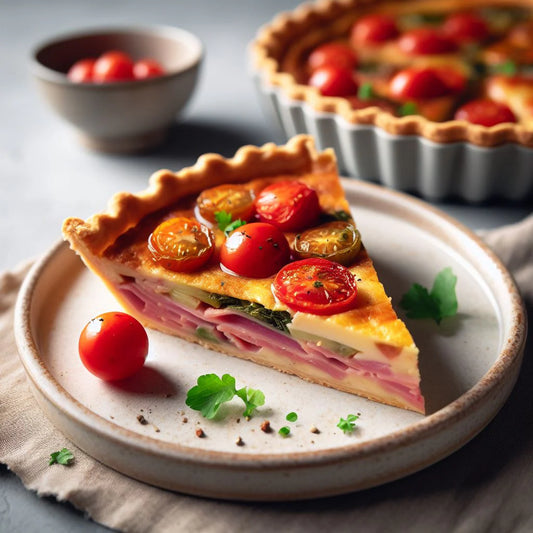 Quiche jambon tomate coriandre - 5 ou 8 pouces