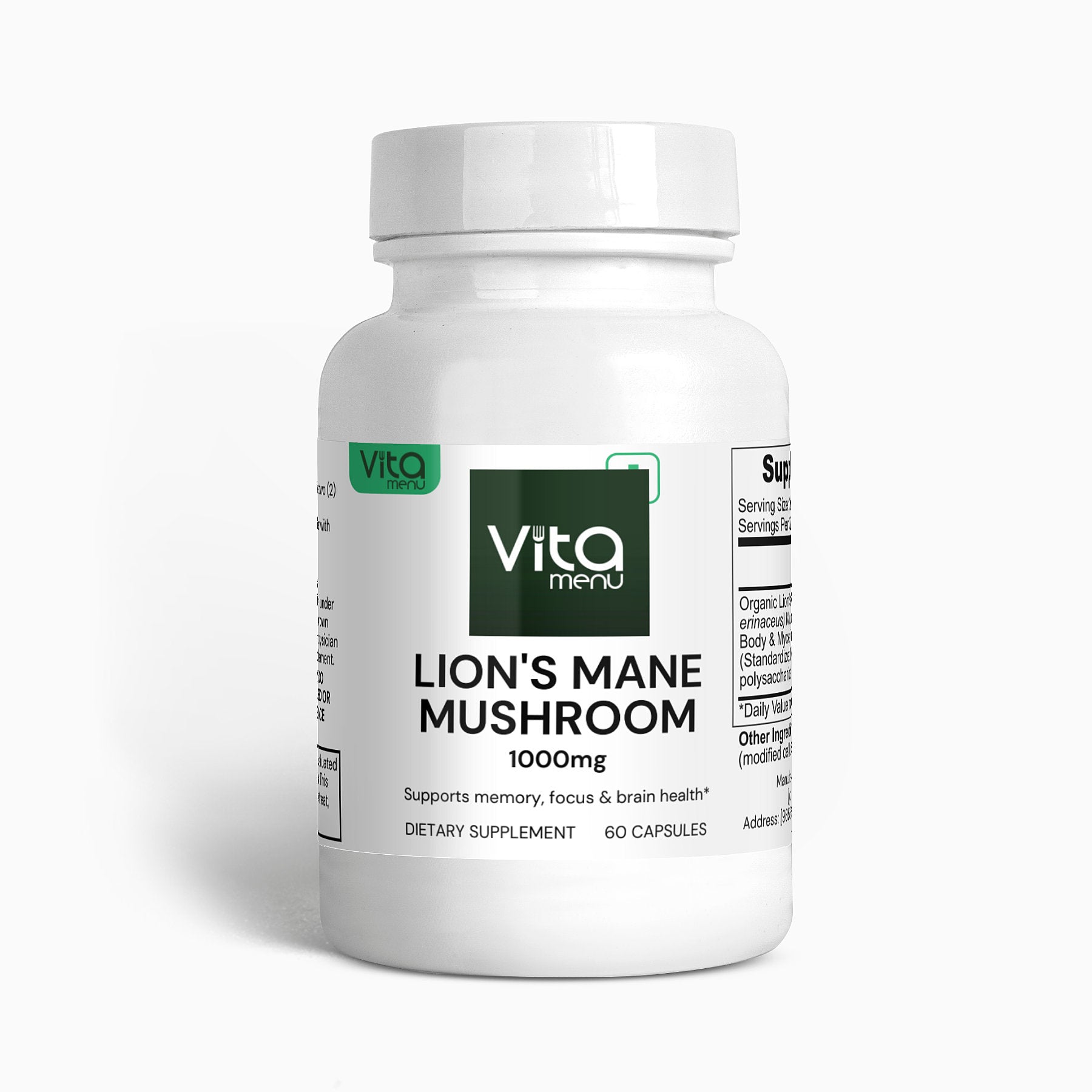 Lion's Mane Mushroom - VitaMenu