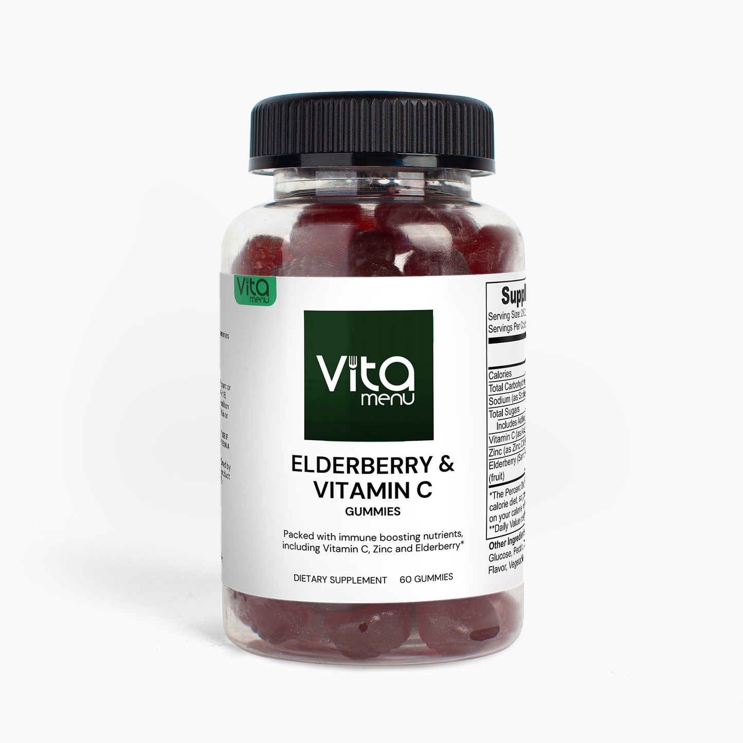 Elderberry & Vitamin C Gummies - VitaMenu