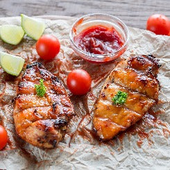 Poitrine de poulet de grain marinée ananas sésames - VitaMenu